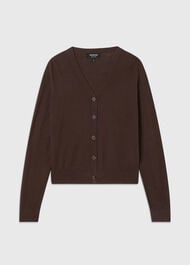 V Neck Linen Cardigan