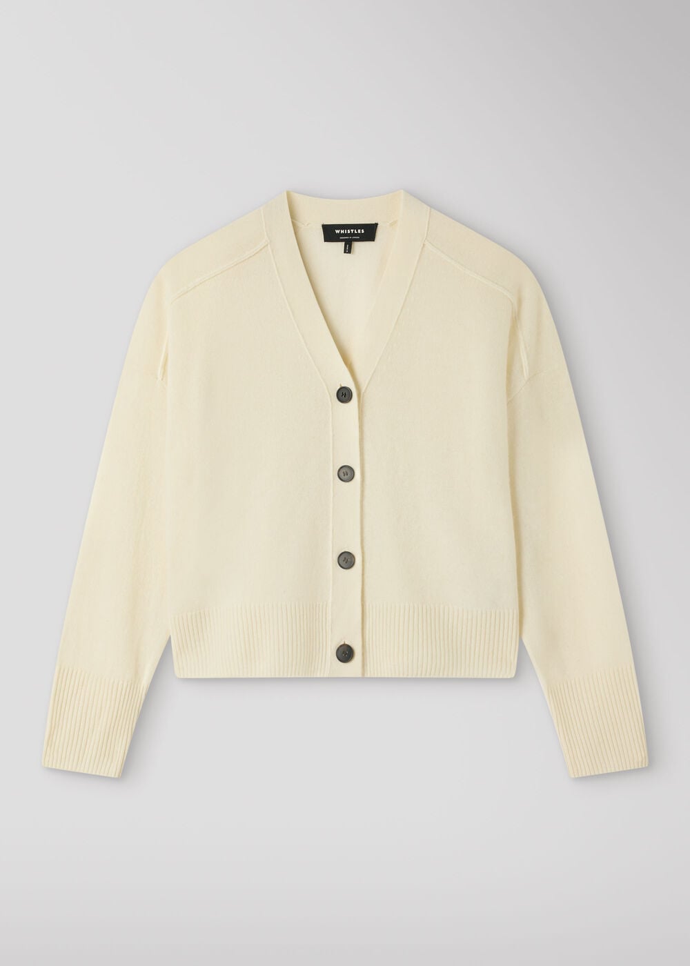 Cashmere Button Cardigan