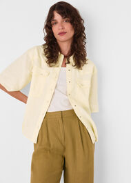 Linen Western Detail Shirt