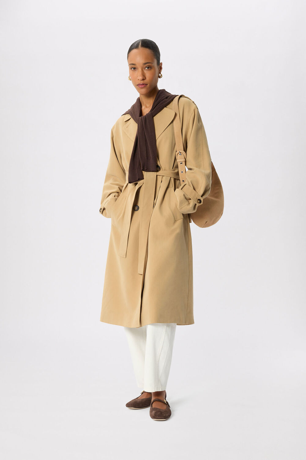 Petite Riley Trench Coat