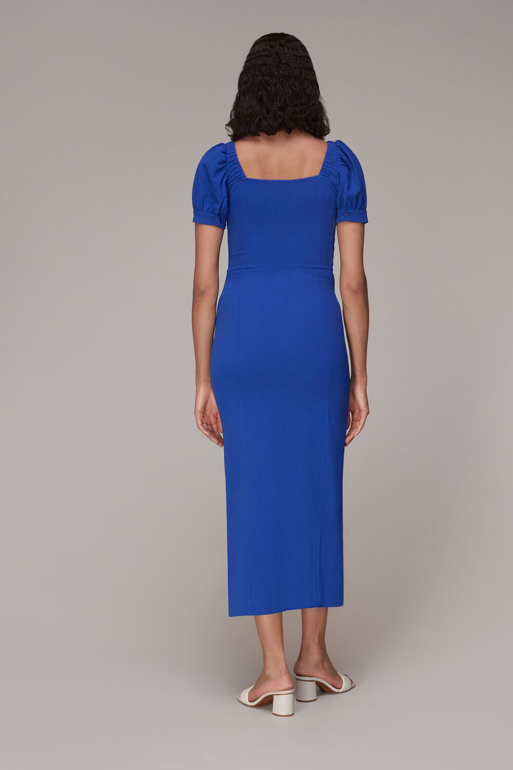 Amber Textured Midi Dress