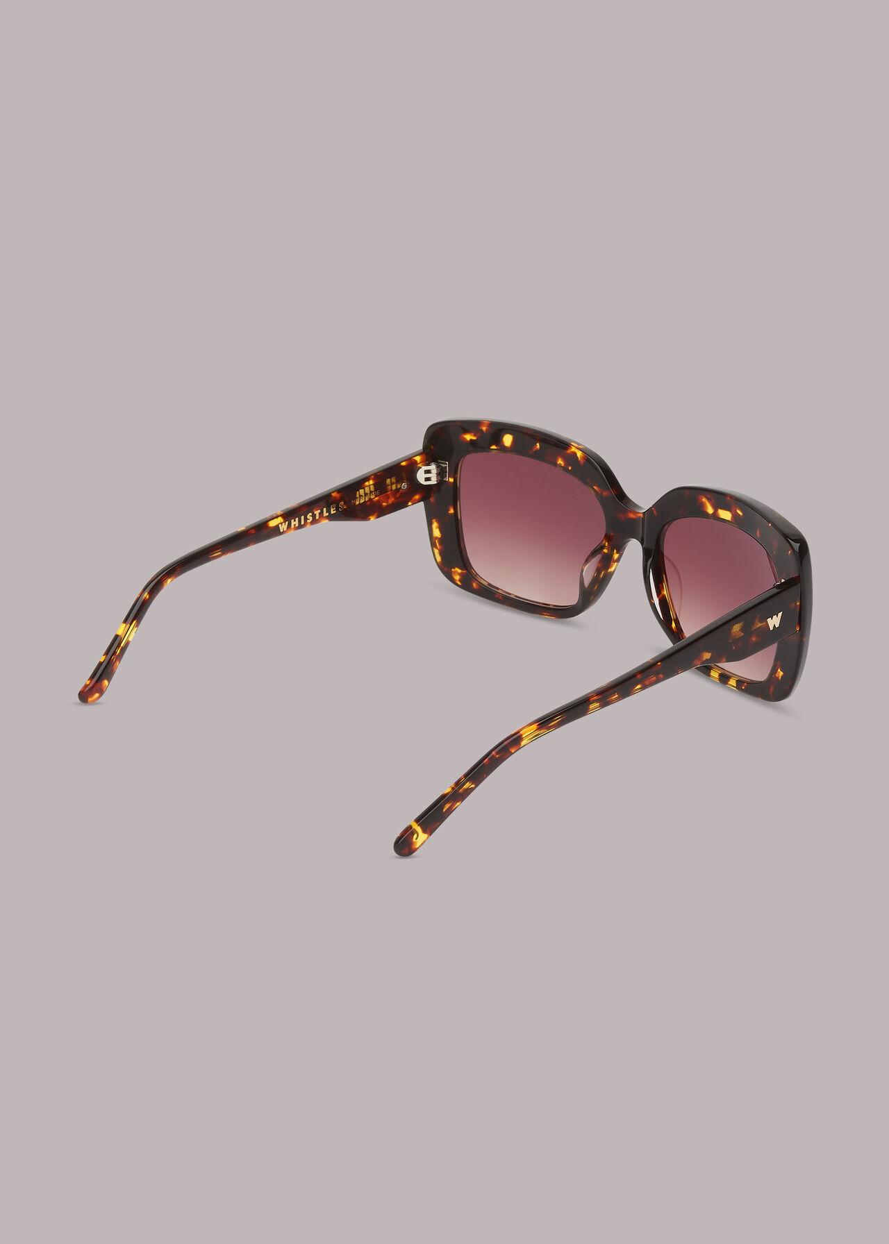 Ashlie Square Tort Sunglasses