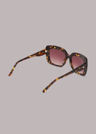 Ashlie Square Tort Sunglasses