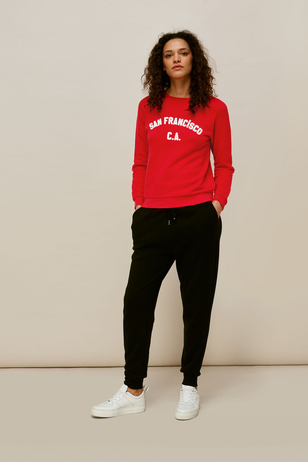 San Francisco Logo Sweatshirt Red