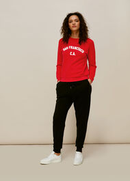San Francisco Logo Sweatshirt Red