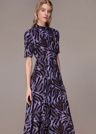 Woodland Tiger Midi Dress