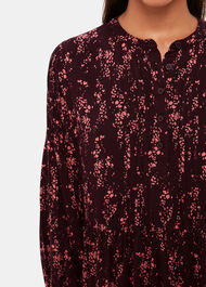 Wisteria Dot Trapeze Dress