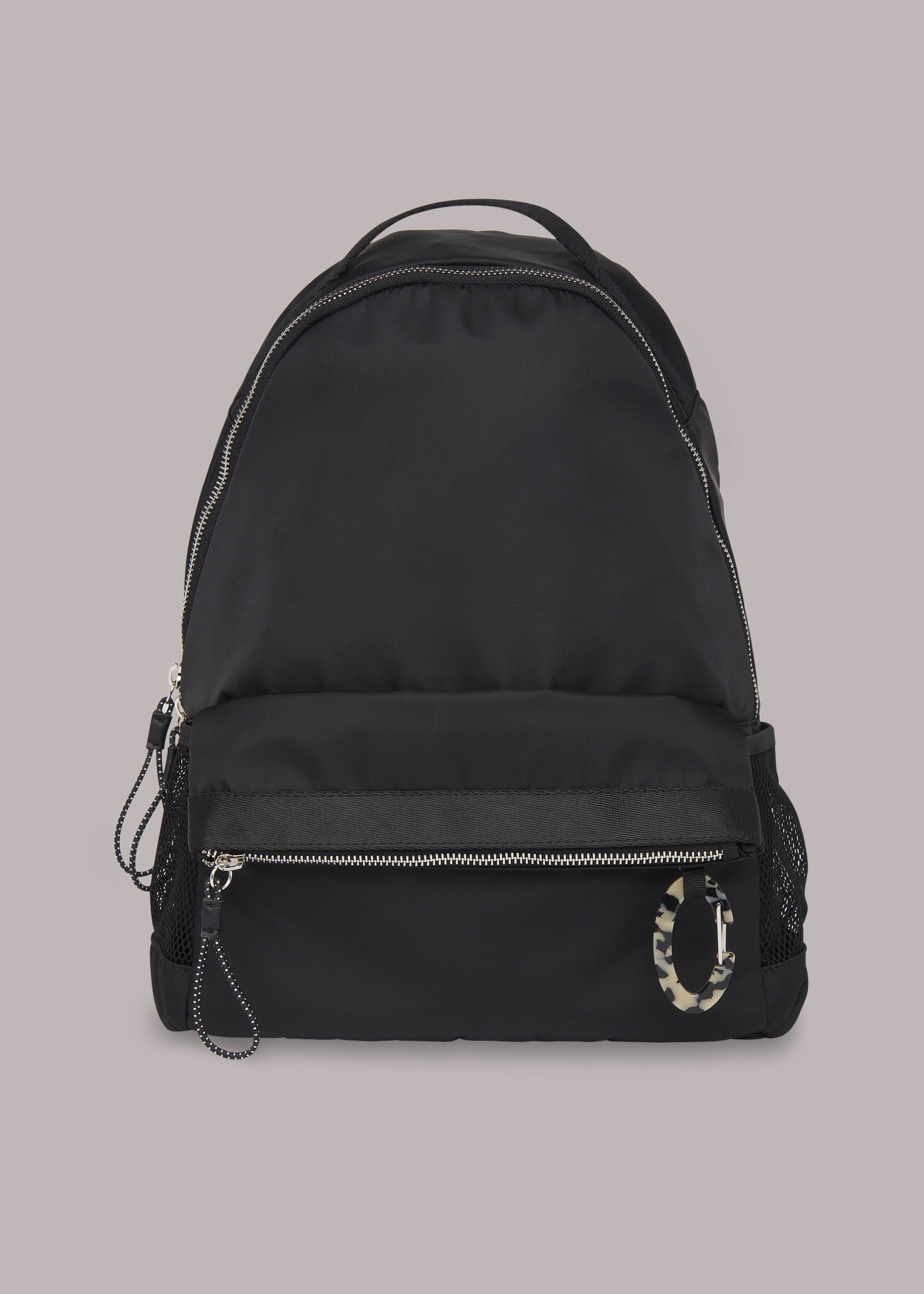 Whistles black backpack cheap