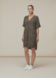 Fleck Print Alba Dress