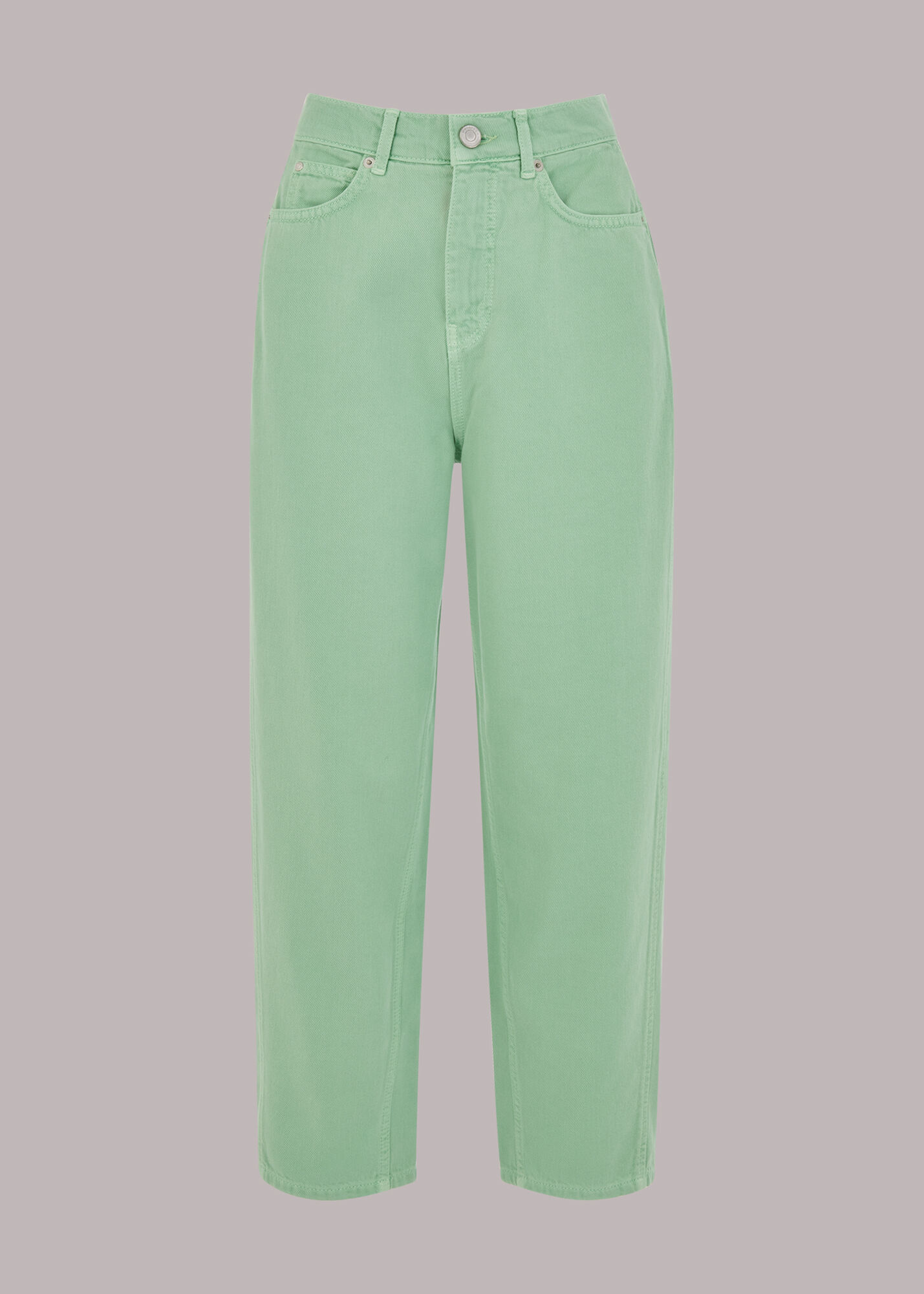 Mint green mom jeans clearance
