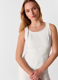Tie Back Bridal Jumpsuit