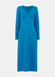 Serpent Jacquard Midi Dress