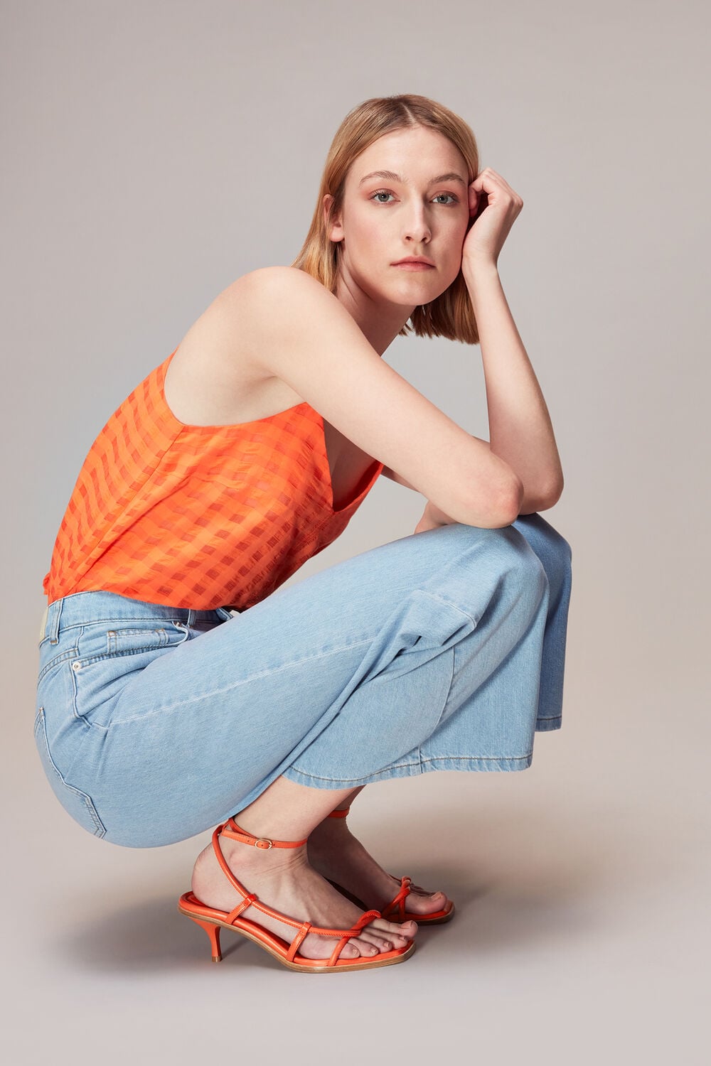 Mollie Twist Front Sandal