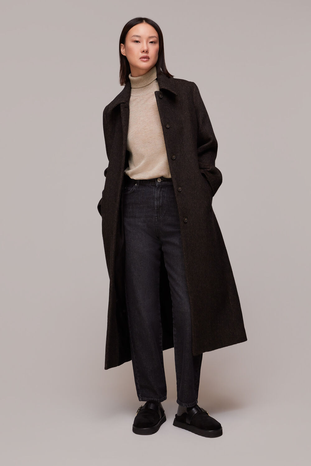 Sparkle Polo Neck Knit