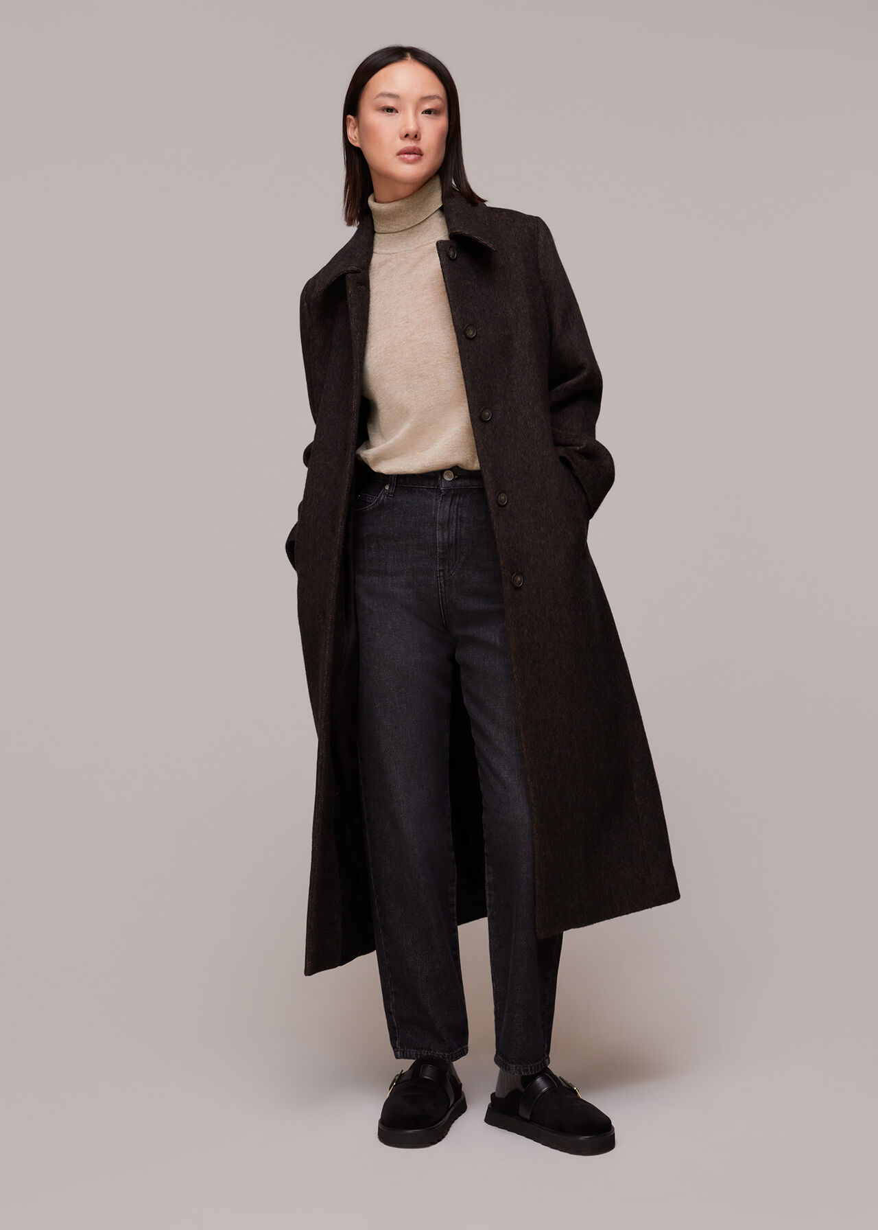 Sparkle Polo Neck Knit