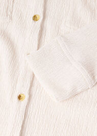 Textured Detail Jersey Shirt