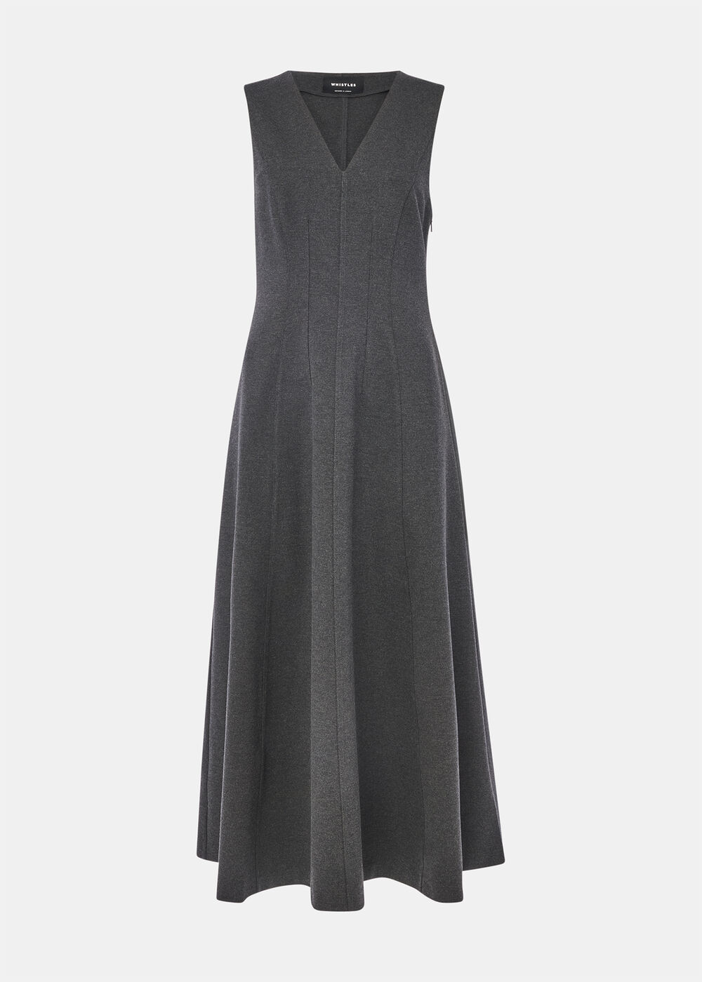Ponte Layering Midi Dress
