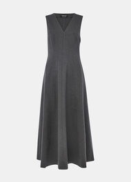 Ponte Layering Midi Dress