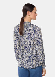 Paige Ripple Leopard Blouse