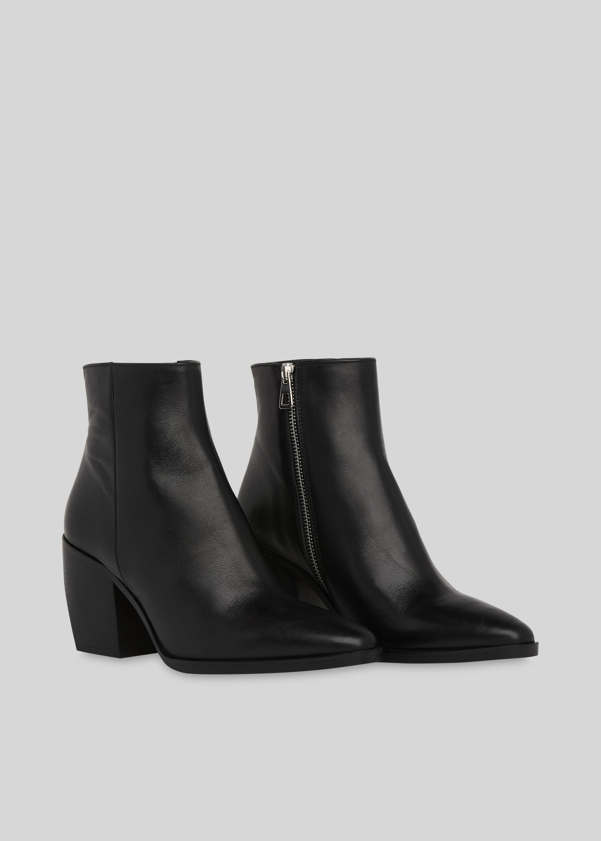 whistles black ankle boots