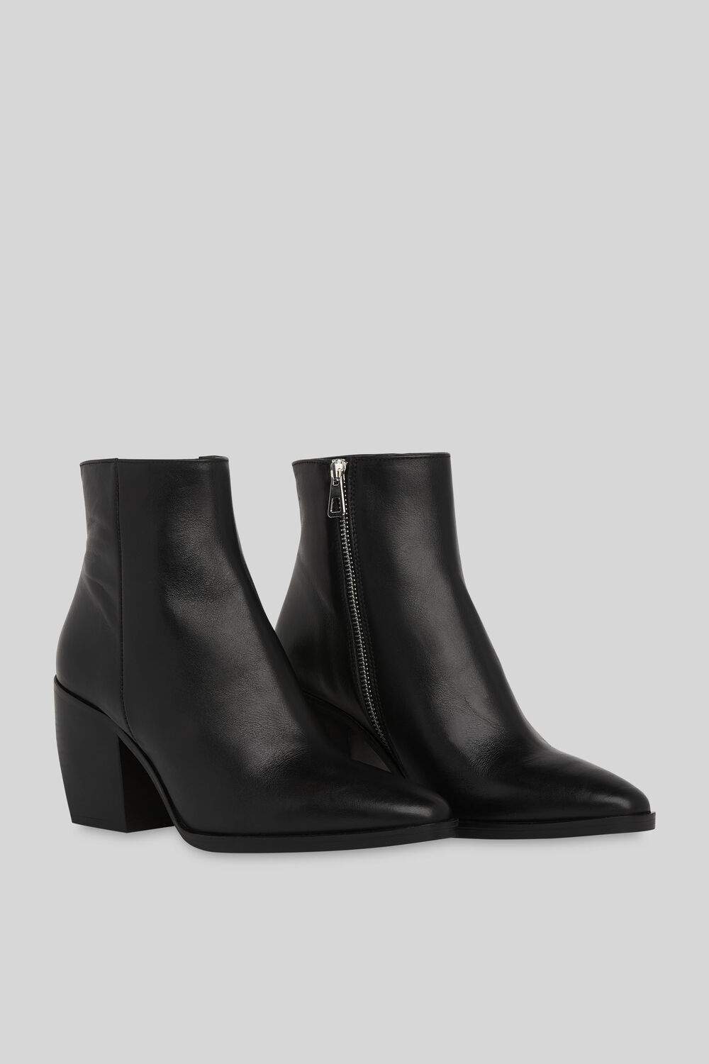 Grove Western Ankle Boot Black