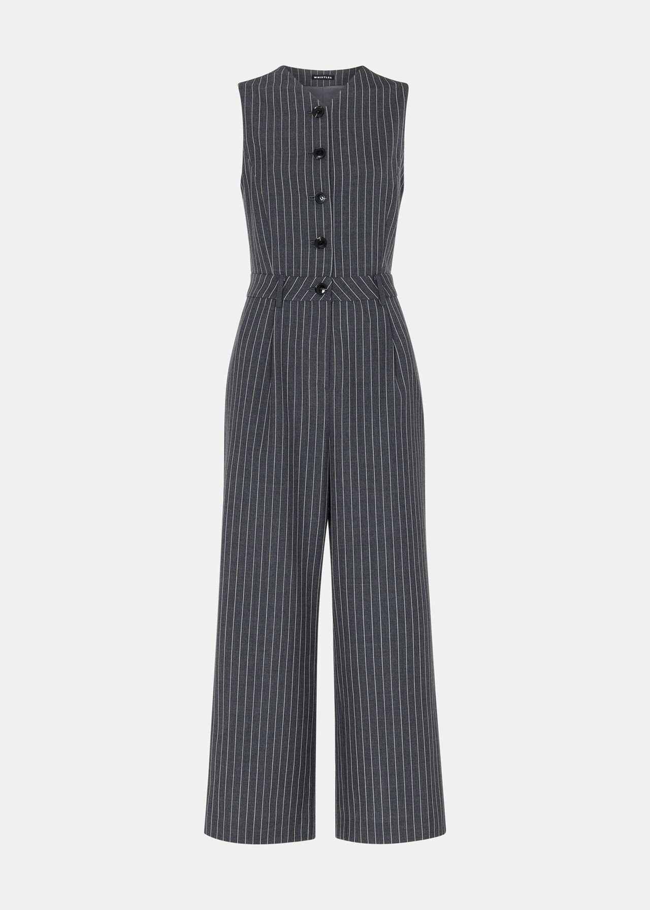 Pinstripe Jumpsuit