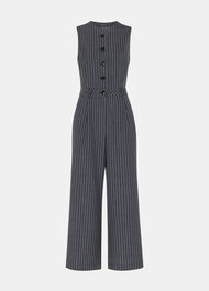Pinstripe Jumpsuit