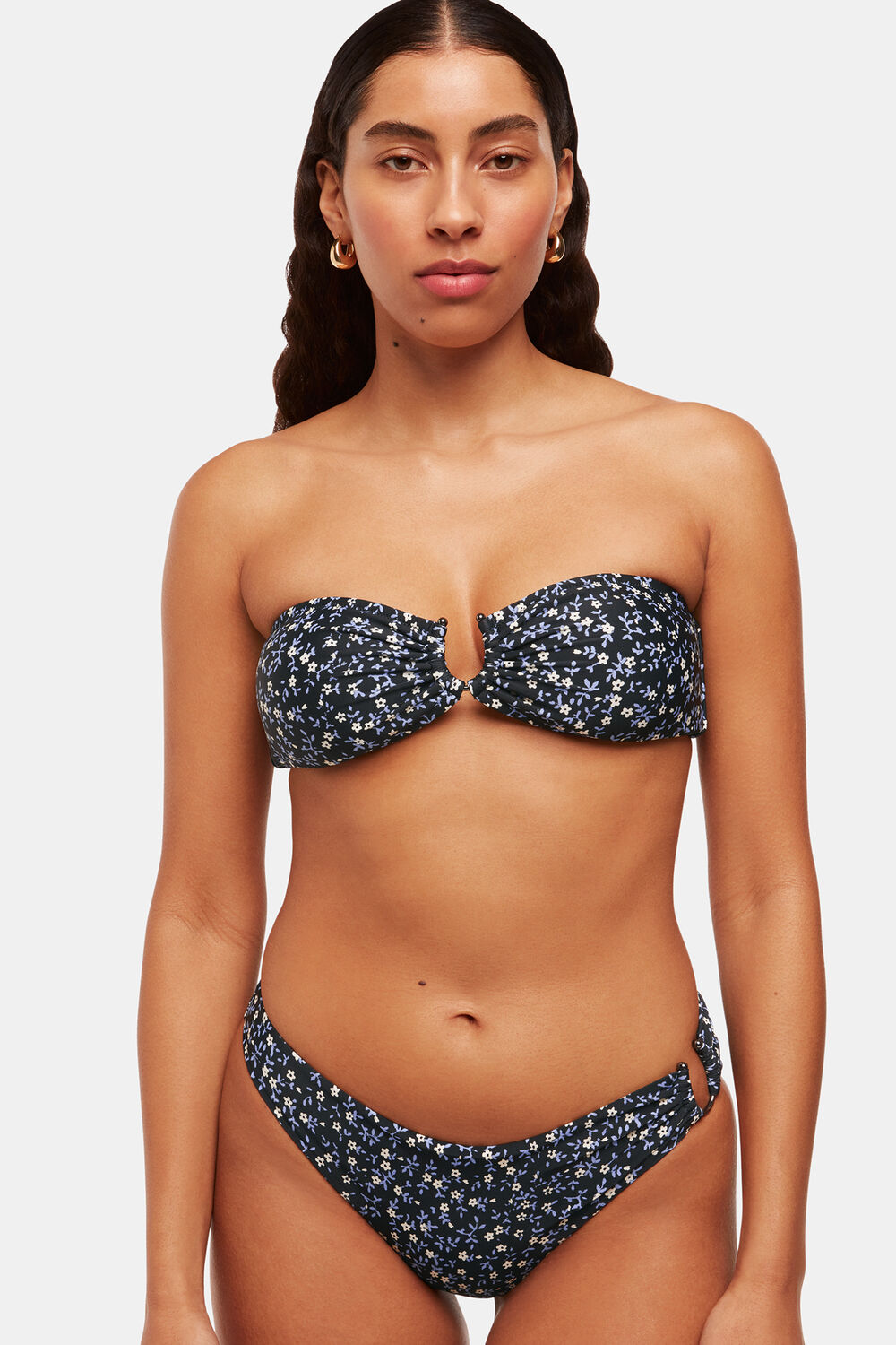 Black Forget Me Not Bandeau