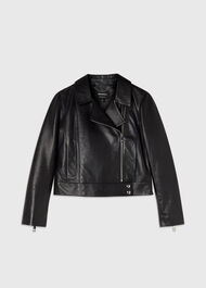 Clean Zip Leather Jacket