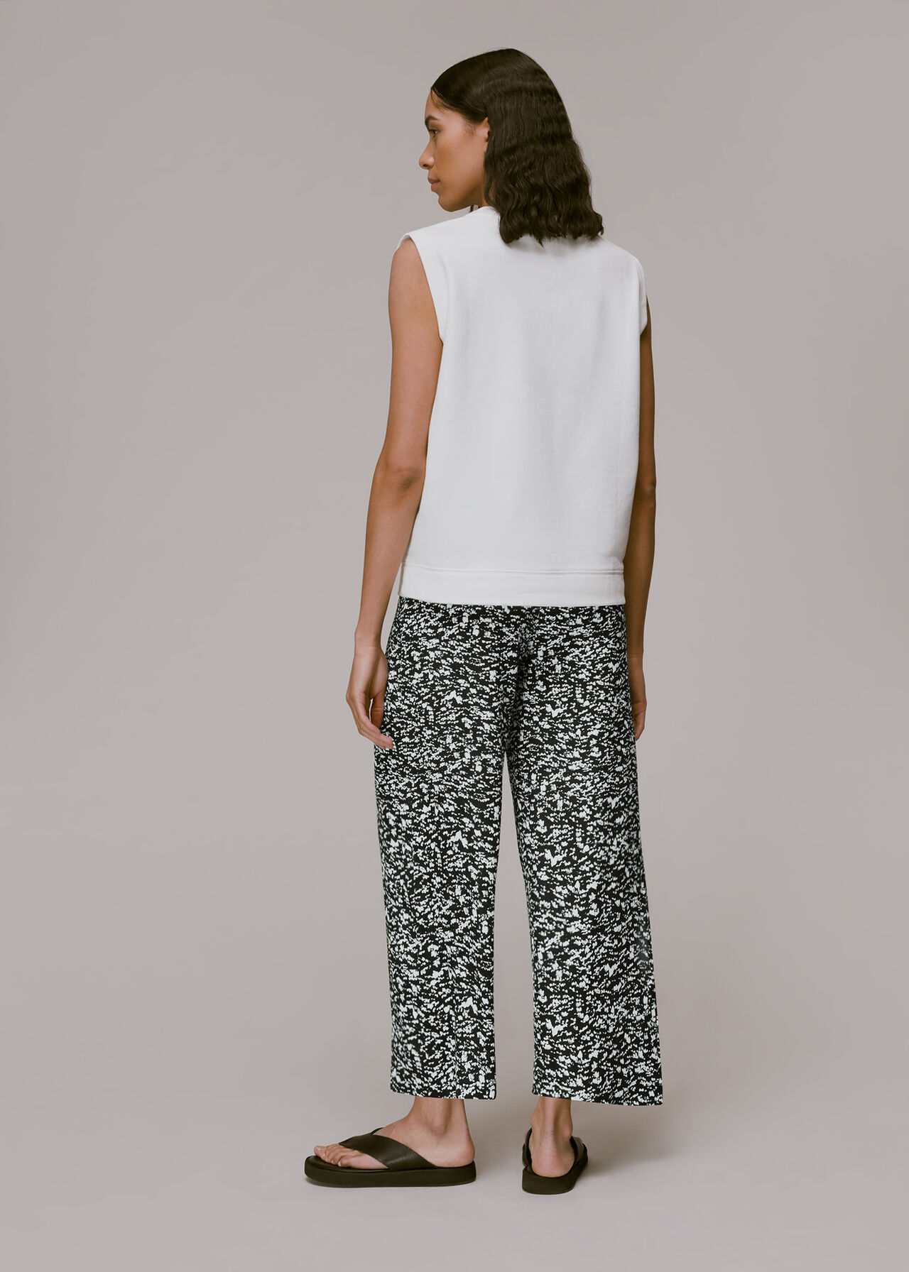 Abstract Smudge Trouser