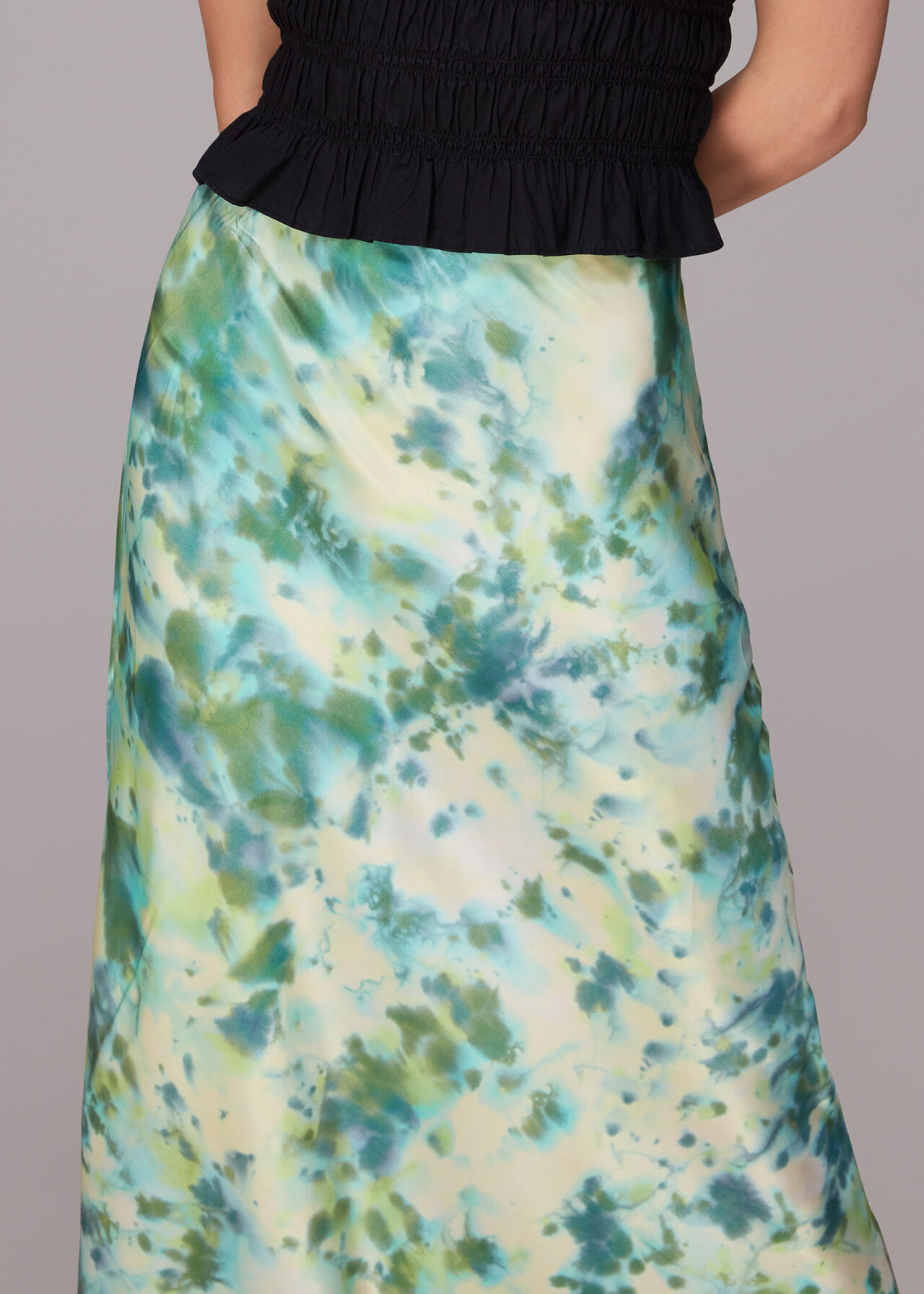 Waterflower Bias Cut Skirt