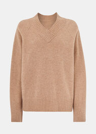 V Neck Knitted Jumper