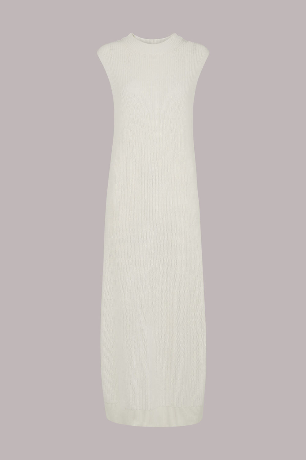 Round Neck Knitted Midi Dress