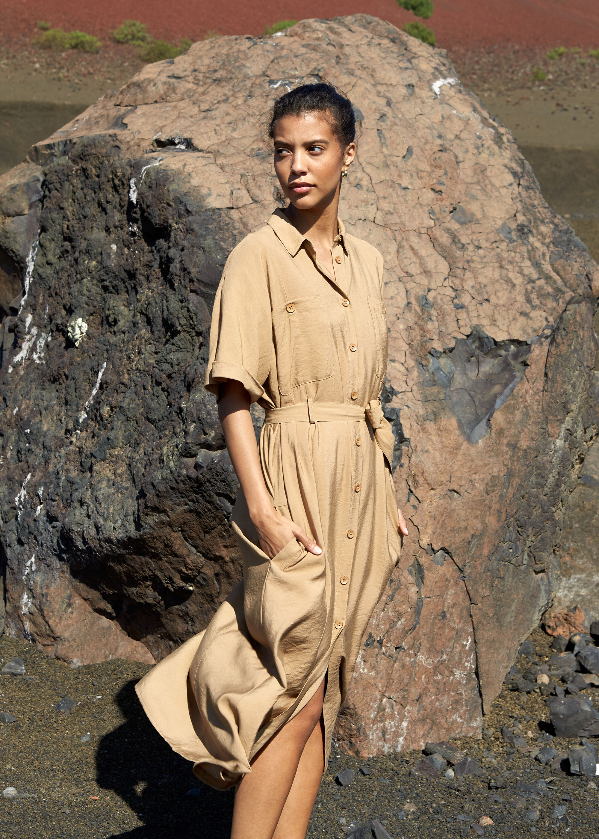 Whistles belted midi dress on sale
