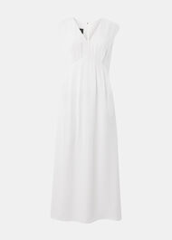 Crepe Sleeveless Midi Dress