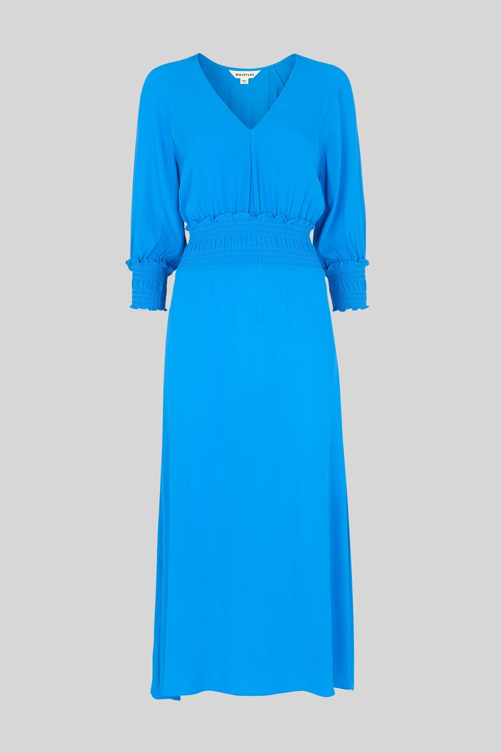 Daryl Smocked Waist Dress Blue