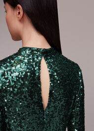 Minimal Sequin Midi Dress