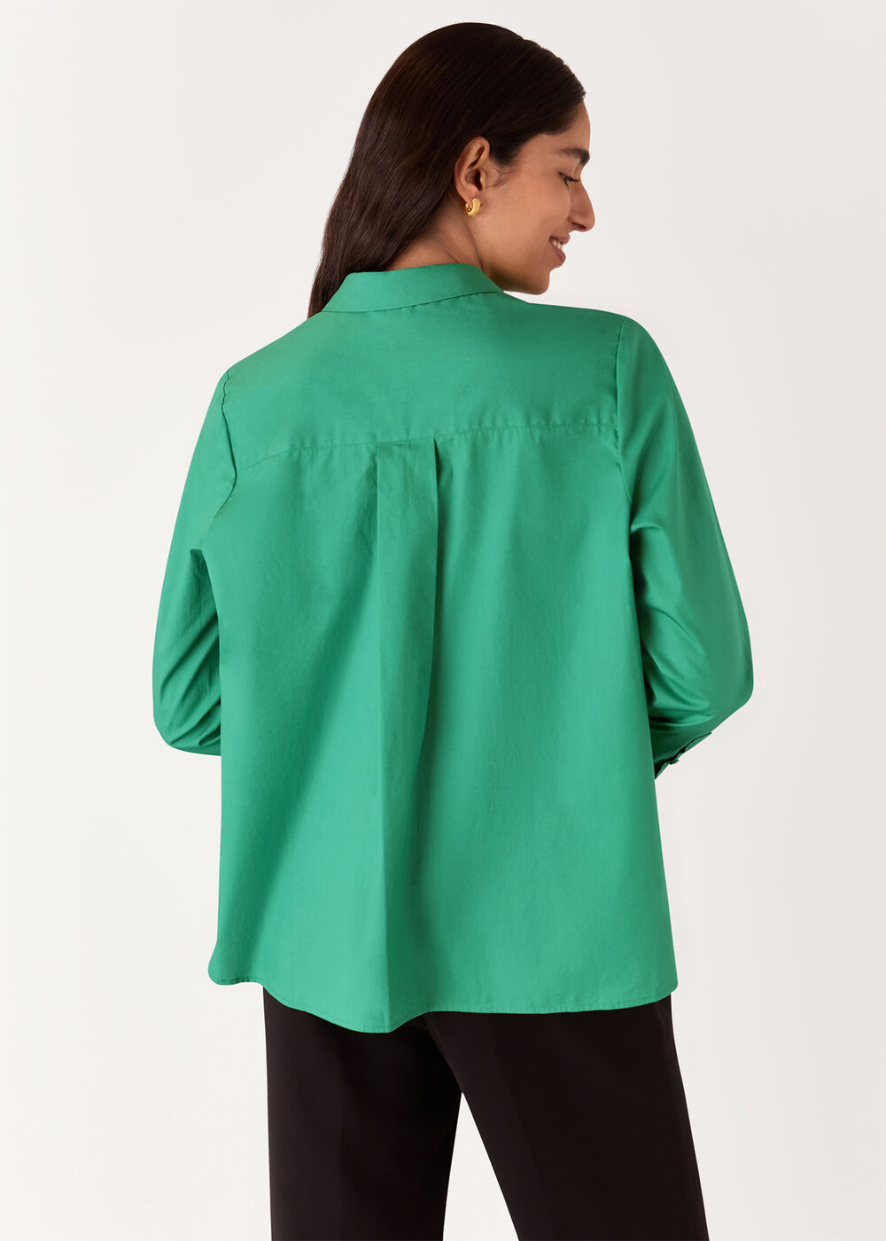 Boxy Relaxed Cotton Shirt