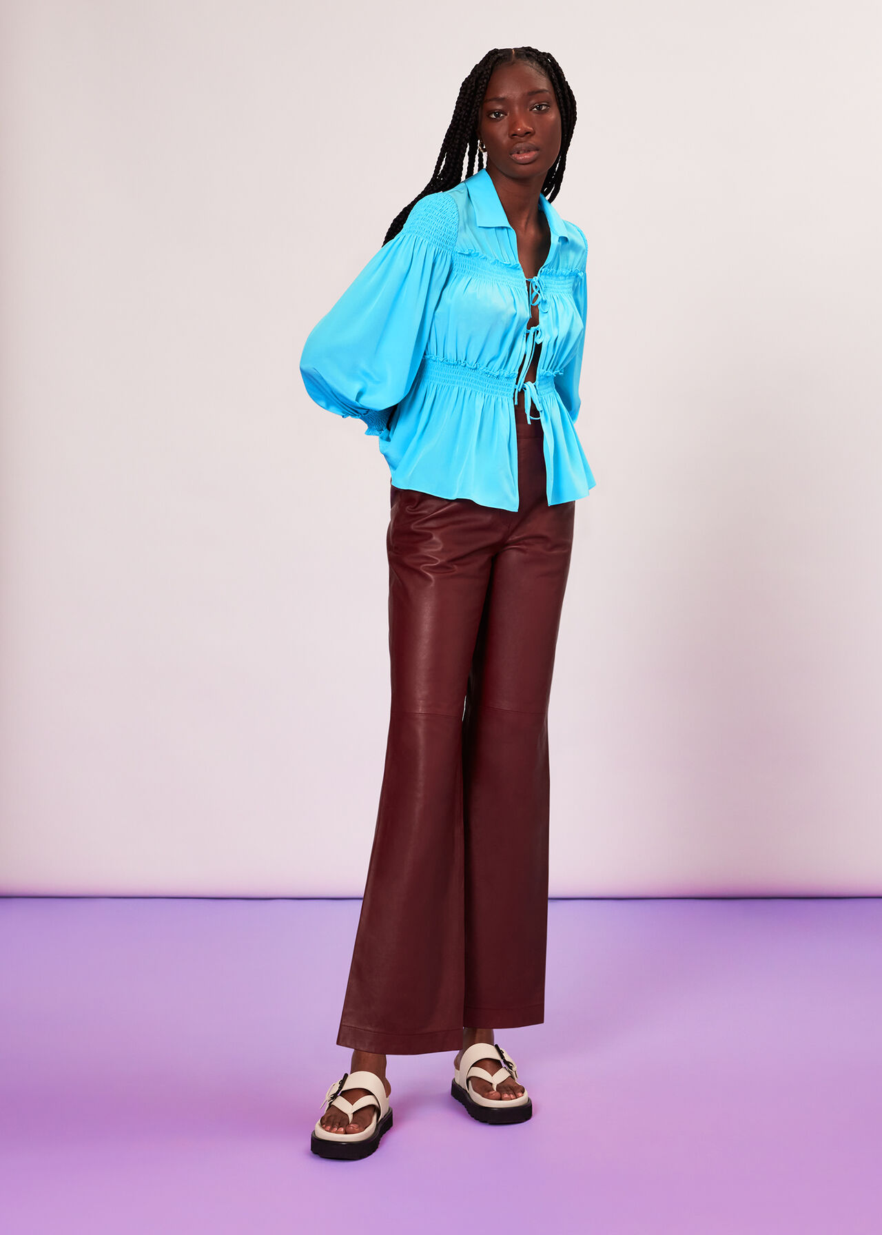 Eleanor Tie Front Shirt