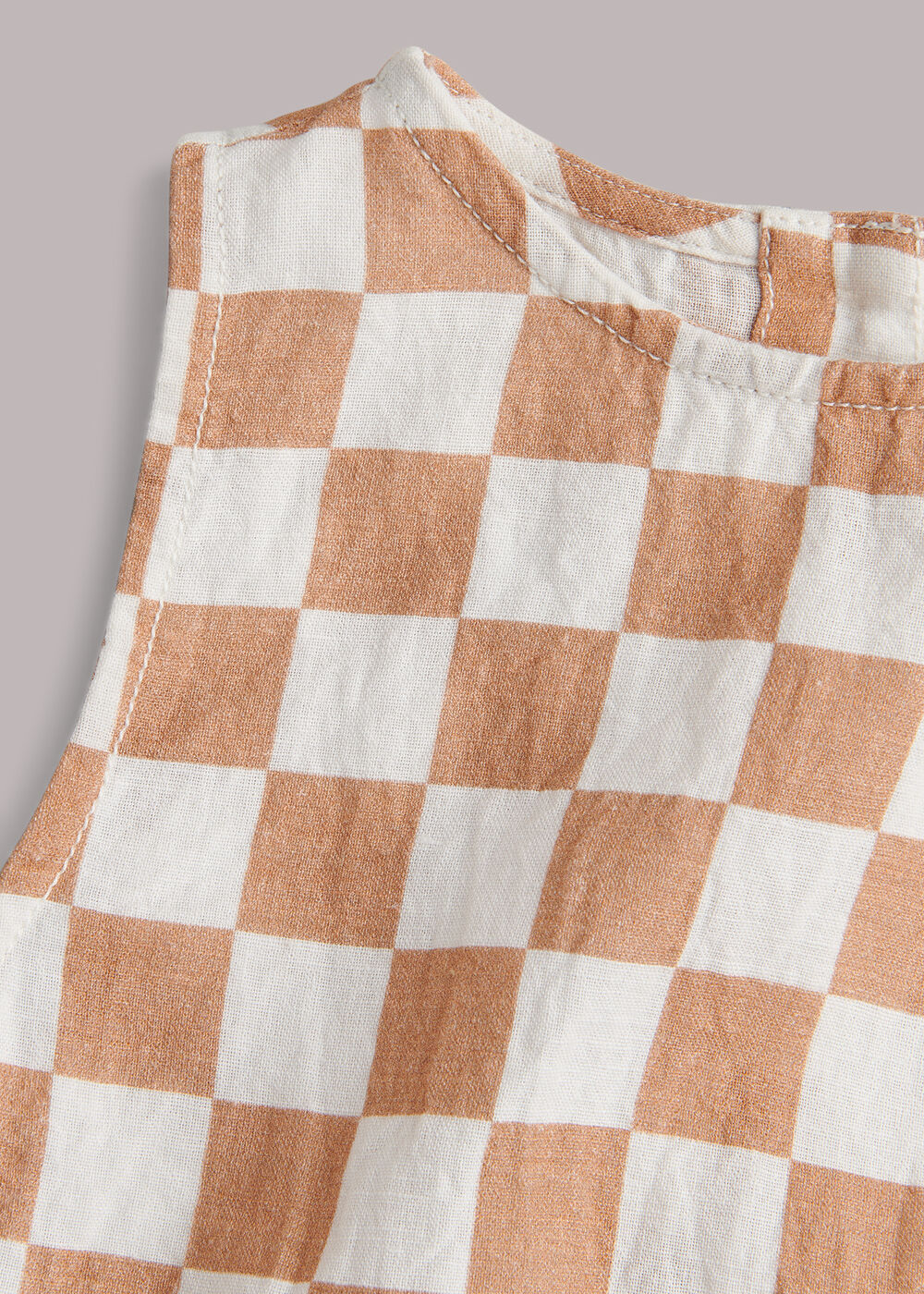 Checkerboard Domino Blouse