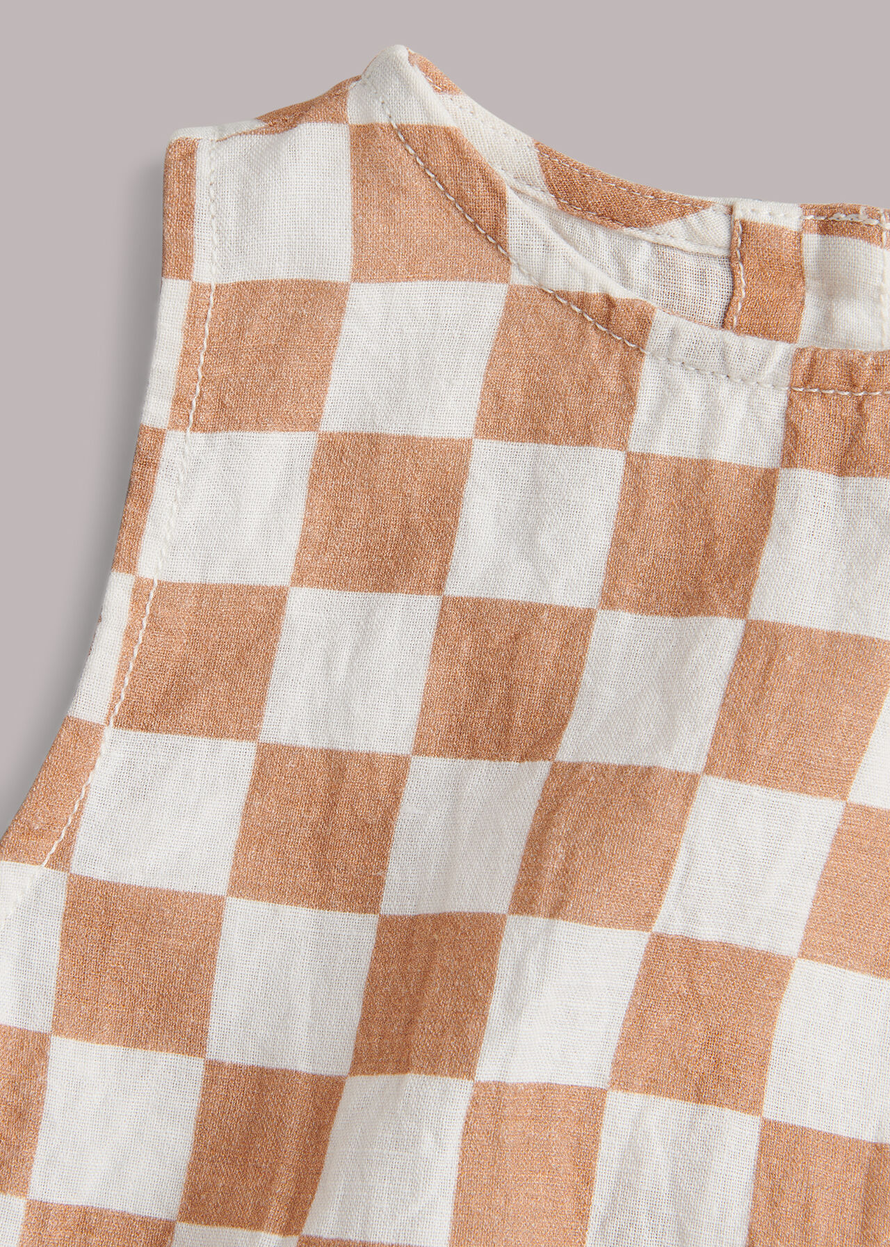 Checkerboard Domino Blouse