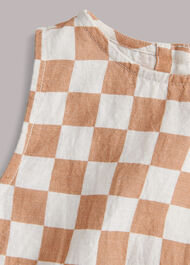 Checkerboard Domino Blouse