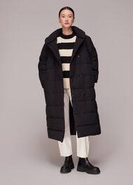 Stripe High Neck Sweater