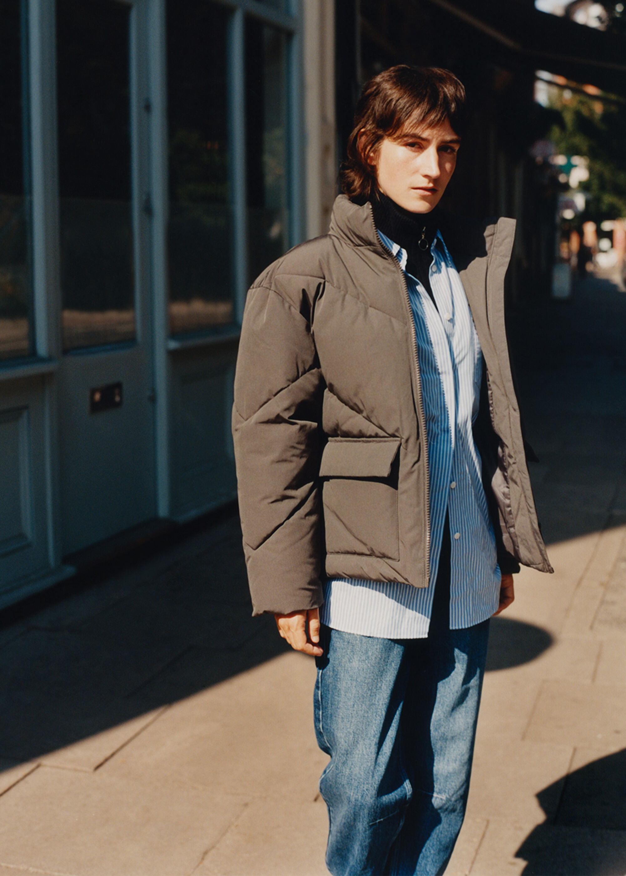 whistles grey jacket