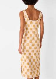 Cotton Crochet Midi Dress