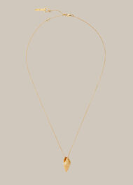 Shell Pendant Necklace Gold/Multi