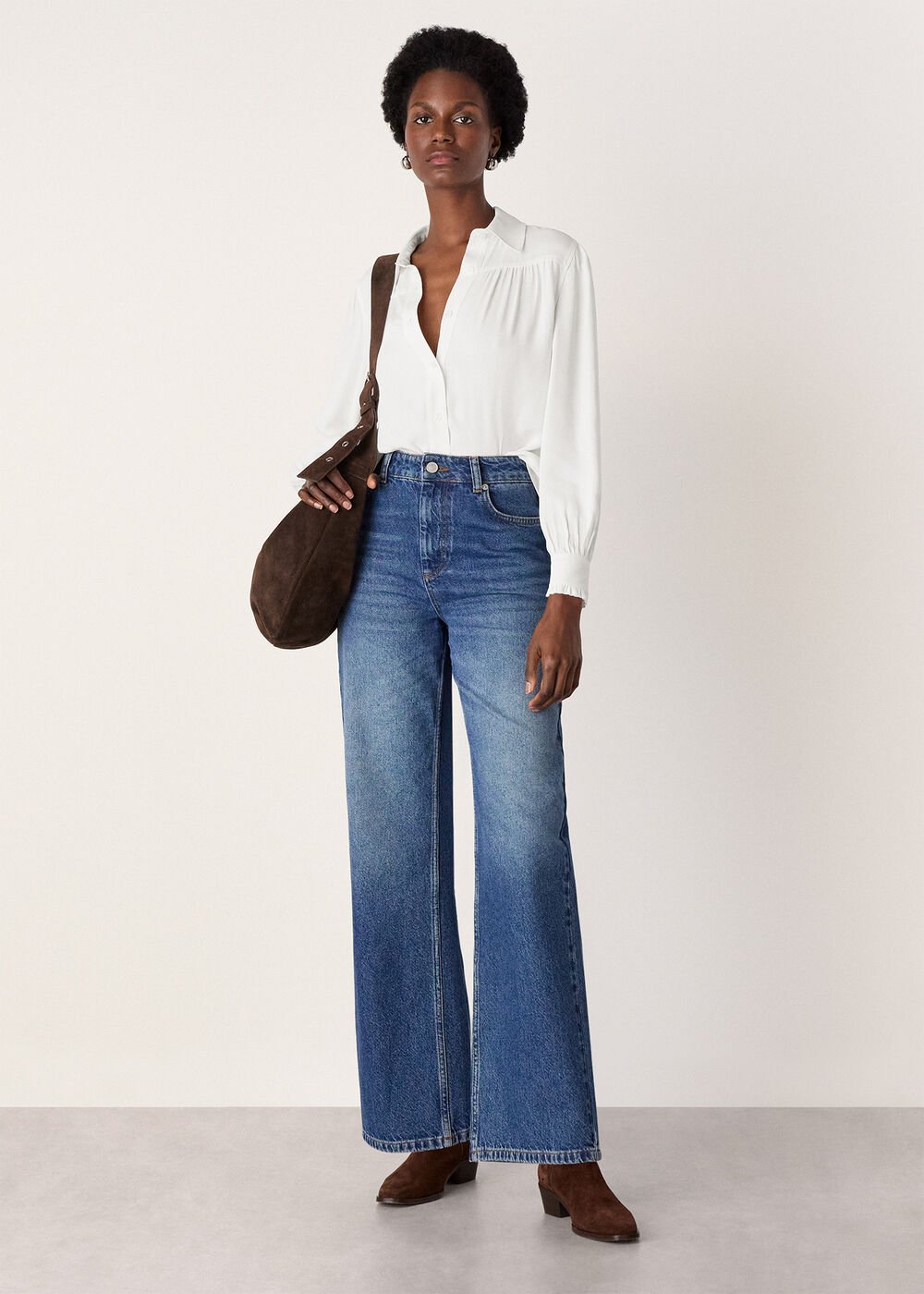 Tie Detail Crepe Blouse