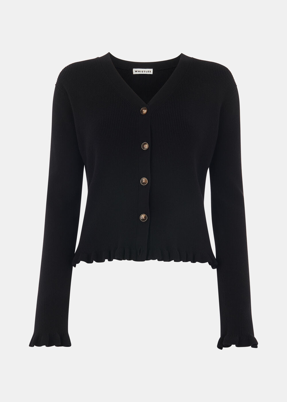 Frill Hem Cardigan
