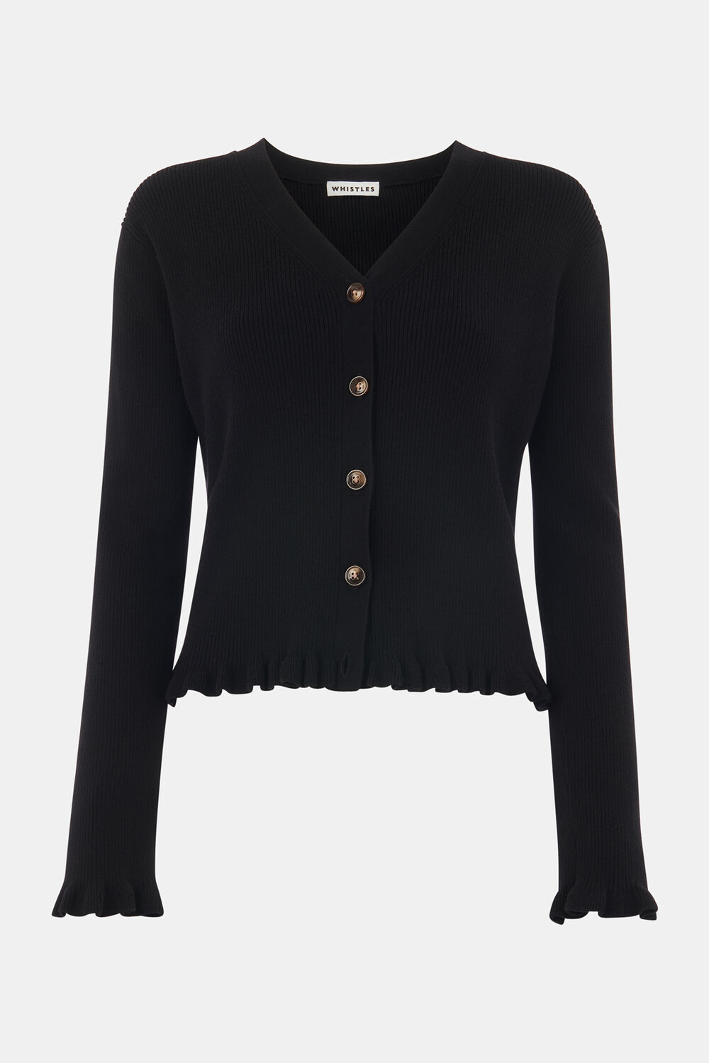 Frill Hem Cardigan