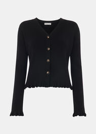 Frill Hem Cardigan